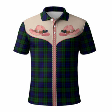 Campbell Tartan Polo Shirt Wee Coo Cowgirl Cute Style Kid - Tartan Vibes Clothing