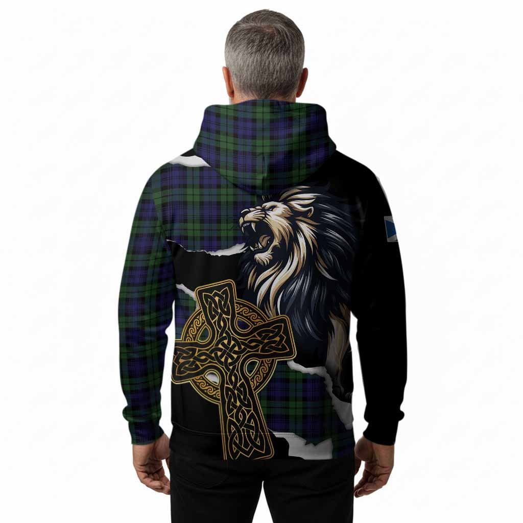 Campbell Tartan Scottish Hoodie Lion Celtic Heritage