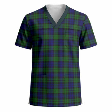 Campbell Tartan Scrub Top - Tartan Vibes Clothing