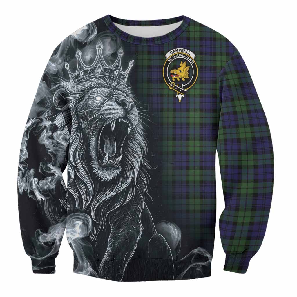 Campbell Tartan Sweatshirt Roaring Lion Heritage