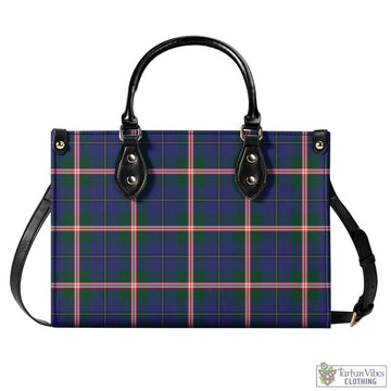 Tartan Vibes Clothing Canadian Centennial Canada Tartan Luxury Leather Handbags