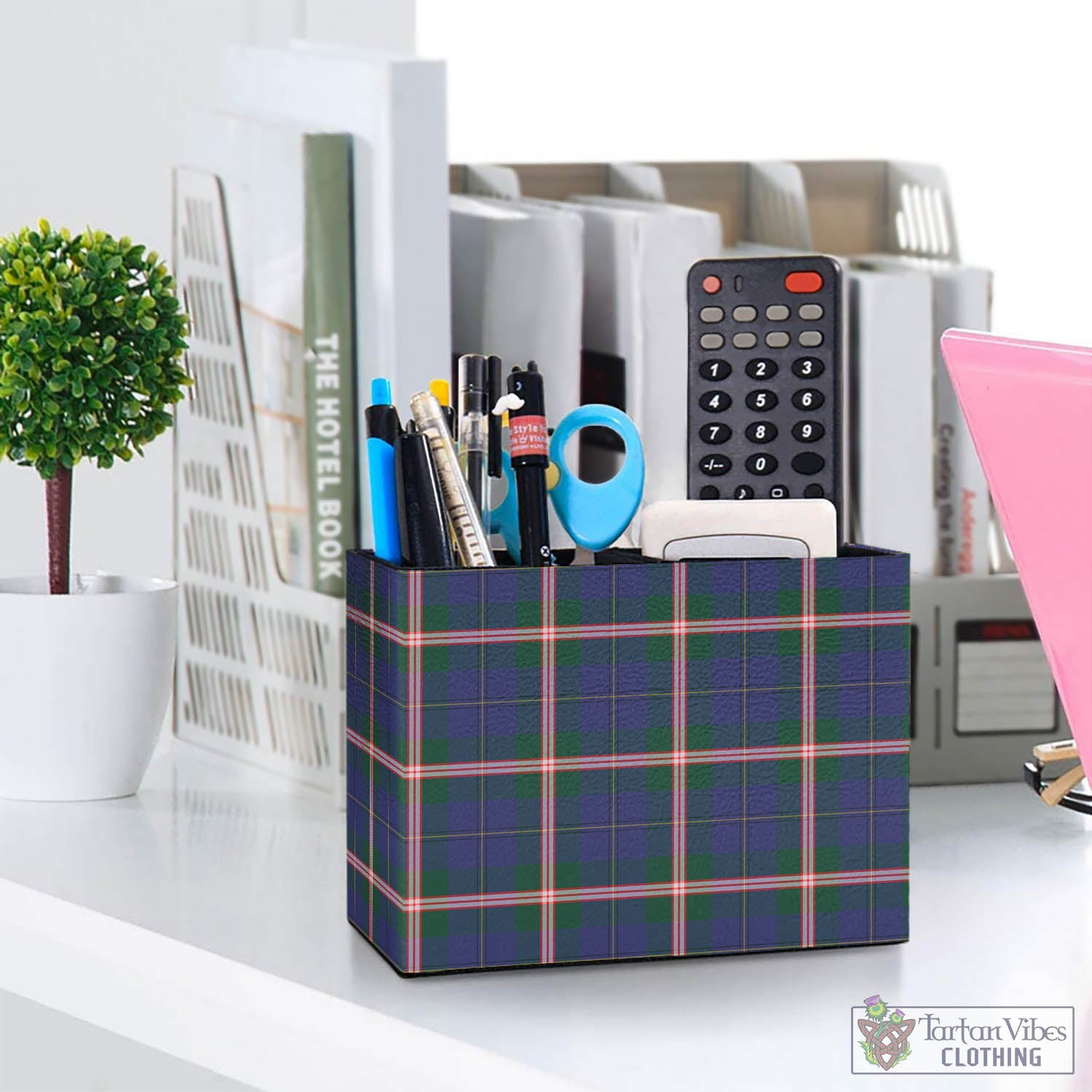 Canadian Centennial Canada Tartan Pen Holder One Size 5.9"(L)*2.7"(W)*4.3"(H) - Tartan Vibes Clothing
