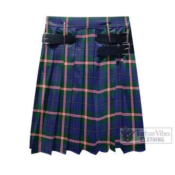 Canadian Centennial Canada Tartan Men's Pleated Skirt - Fashion Casual Retro Scottish Kilt Style