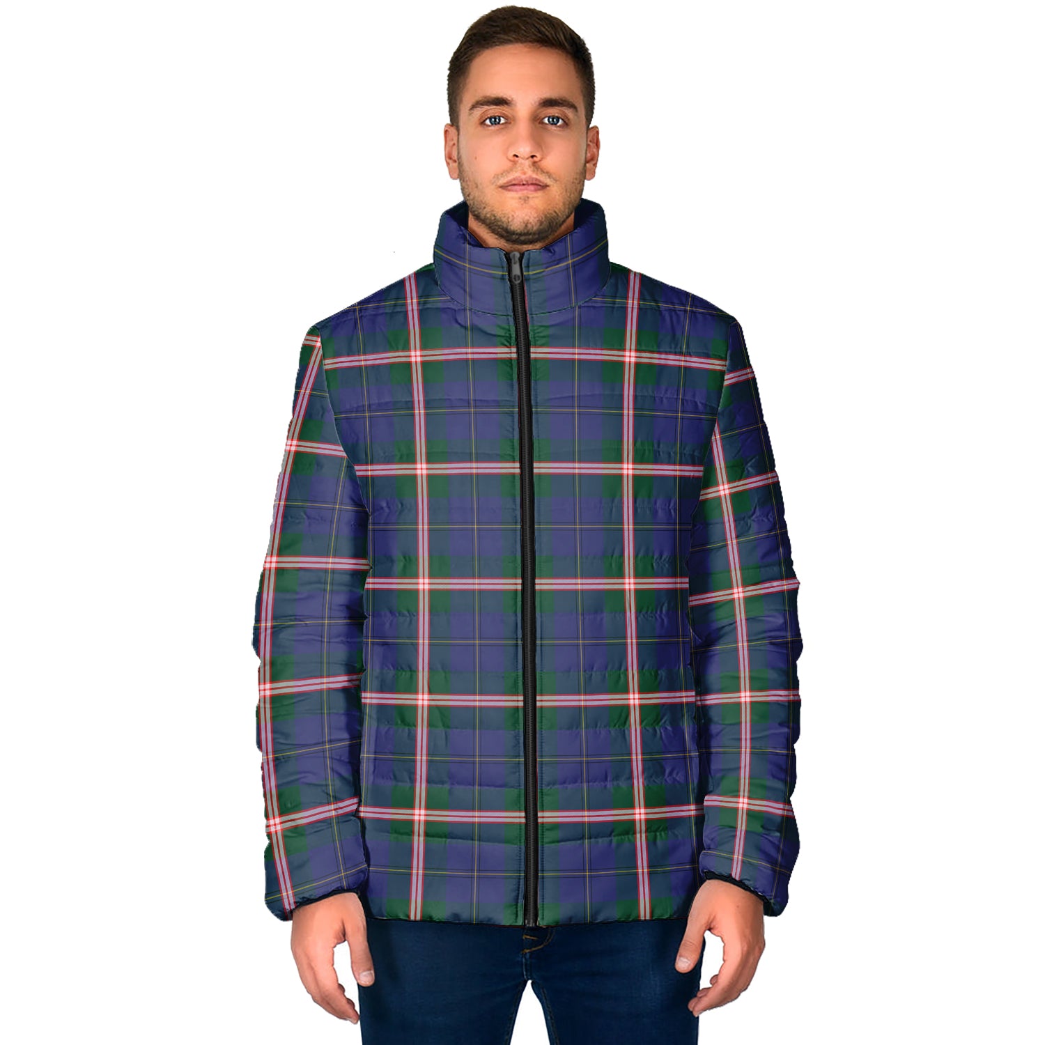 Canadian Centennial Canada Tartan Padded Jacket - Tartanvibesclothing