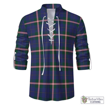 Tartan Vibes Clothing Canadian Centennial Canada Tartan Men's Scottish Traditional Jacobite Ghillie Kilt Shirt