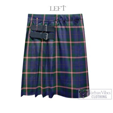 Canadian Centennial Canada Tartan Men's Pleated Skirt - Fashion Casual Retro Scottish Kilt Style