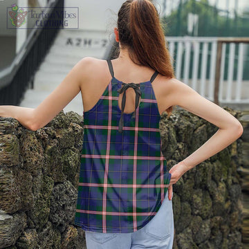 Canadian Centennial Canada Tartan Loose Halter Neck Camisole