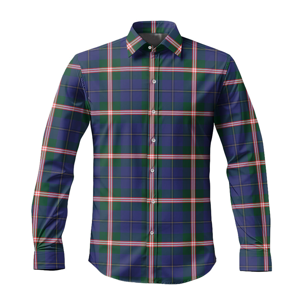 Canadian Centennial Canada Tartan Long Sleeve Button Up Shirt Men's Shirt - Tartan Vibes Clothing