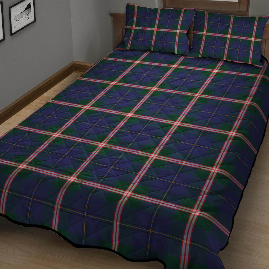 Canadian Centennial Canada Tartan Quilt Bed Set - Tartan Vibes Clothing