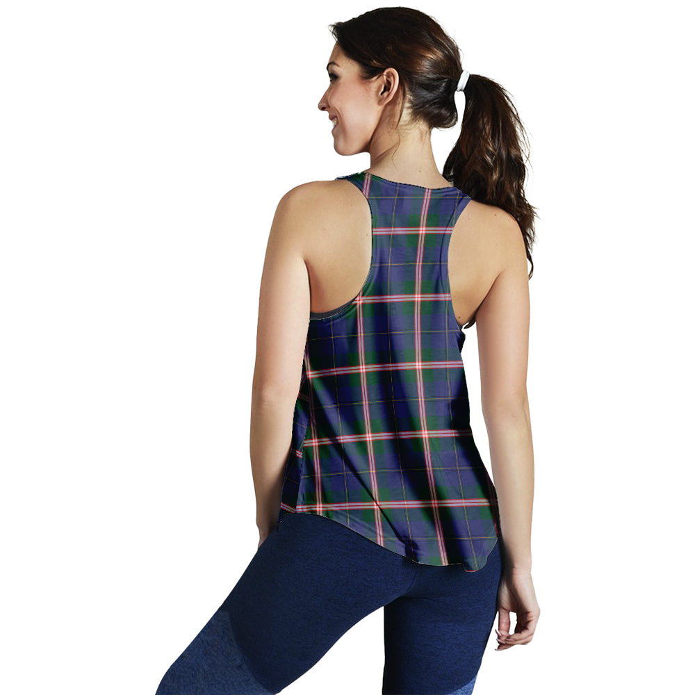 Canadian Centennial Canada Tartan Women Racerback Tanks - Tartan Vibes Clothing