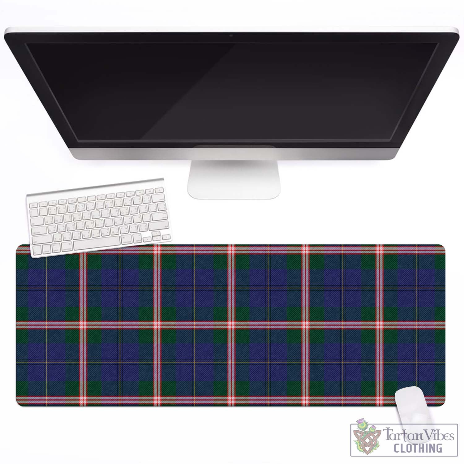 Tartan Vibes Clothing Canadian Centennial Canada Tartan Mouse Pad