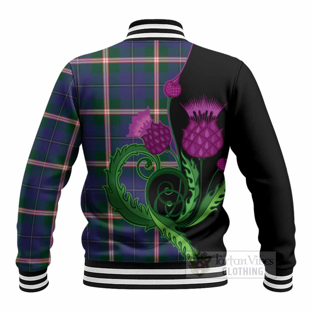 Canadian Centennial Canada Tartan Baseball Jacket Traditional Scottish Thistle