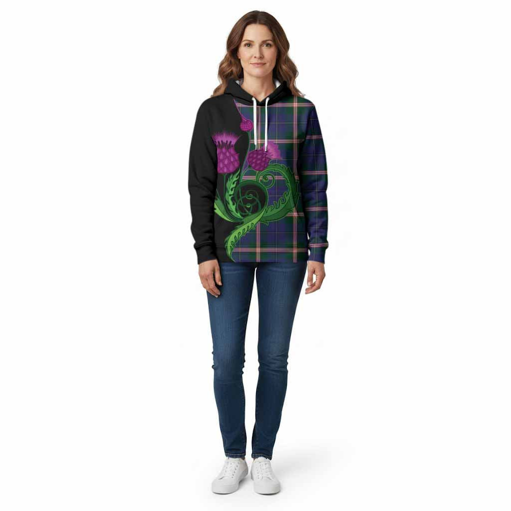 Canadian Centennial Canada Tartan Cotton Hoodie Traditional Scottish Thistle