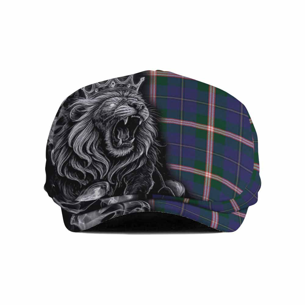 Canadian Centennial Canada Tartan Flat Cap, Jeff Cap Roaring Lion Heritage