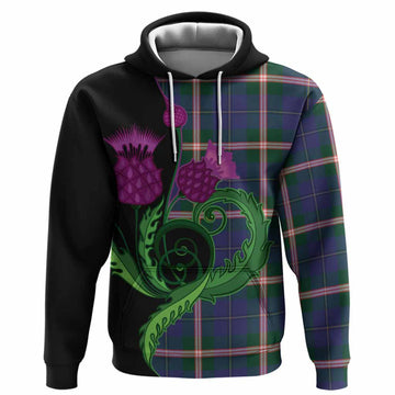 Canadian Centennial Canada Tartan Hoodie Traditional Scottish Thistle