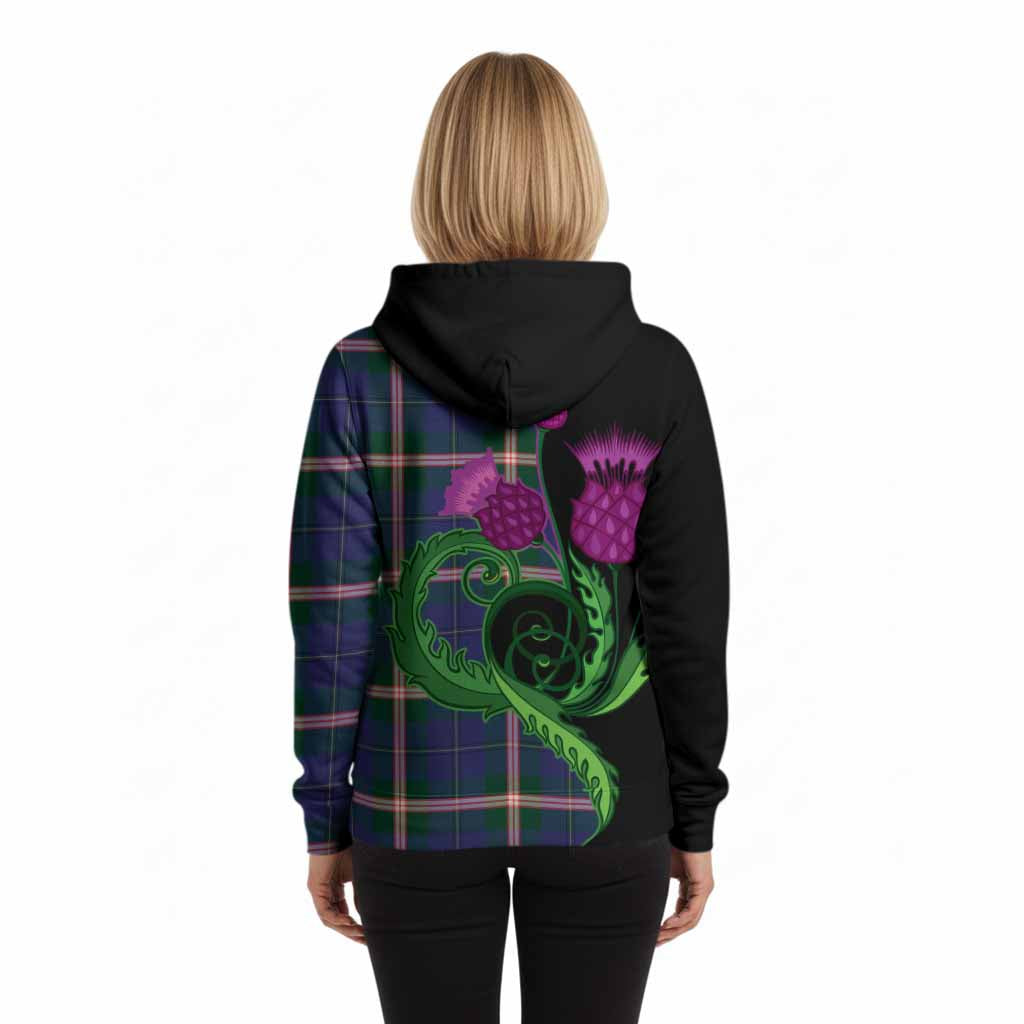 Canadian Centennial Canada Tartan Hoodie Traditional Scottish Thistle