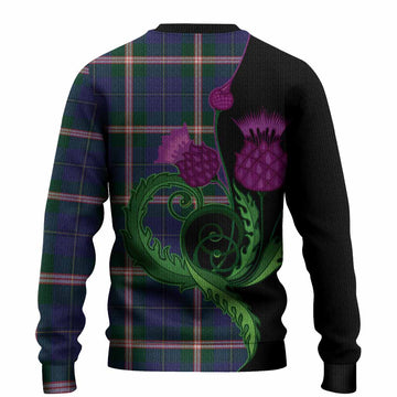 Canadian Centennial Canada Tartan Knitted Sweater Traditional Scottish Thistle