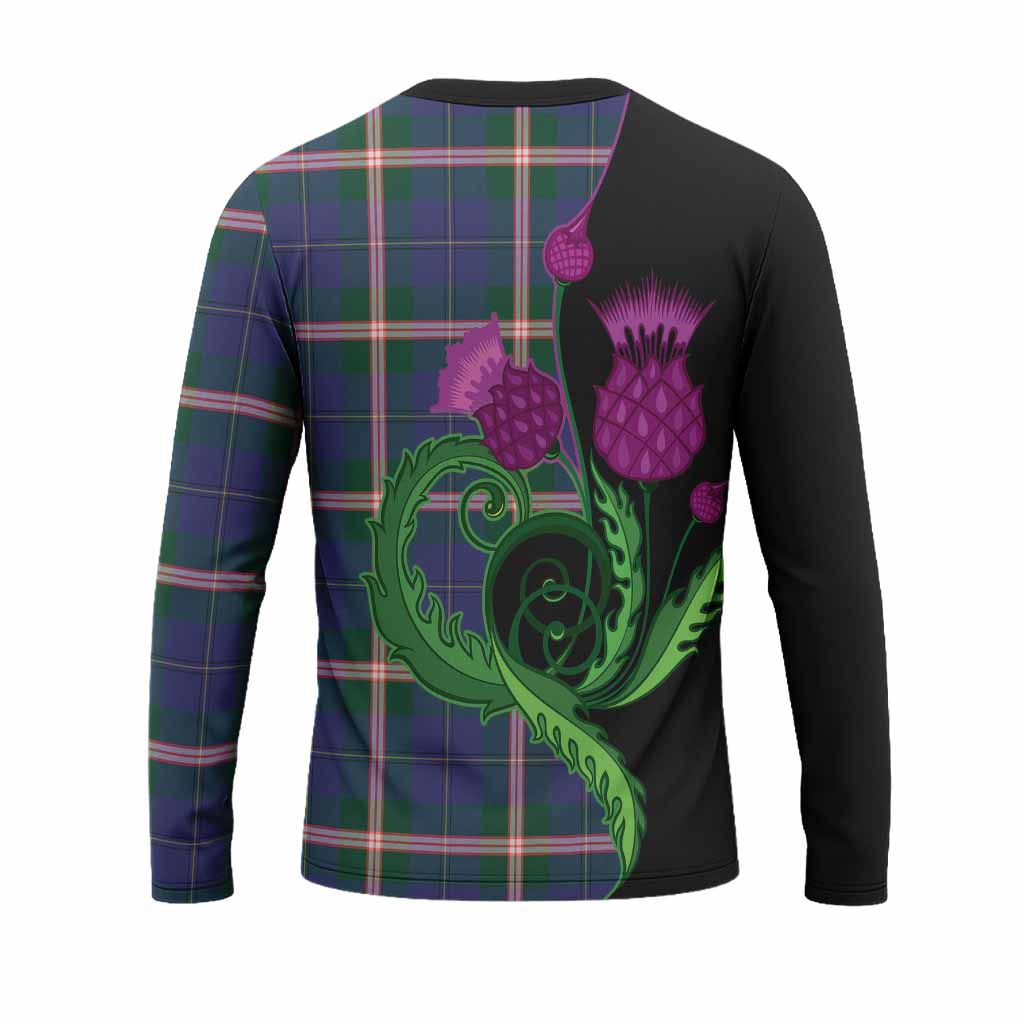 Canadian Centennial Canada Tartan Long Sleeve T-Shirt Traditional Scottish Thistle