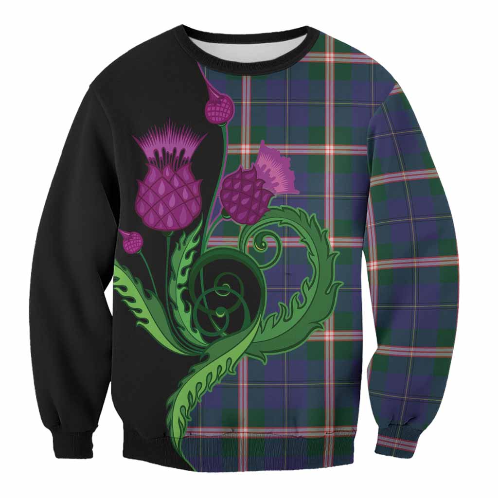Canadian Centennial Canada Tartan Sweatshirt Traditional Scottish Thistle