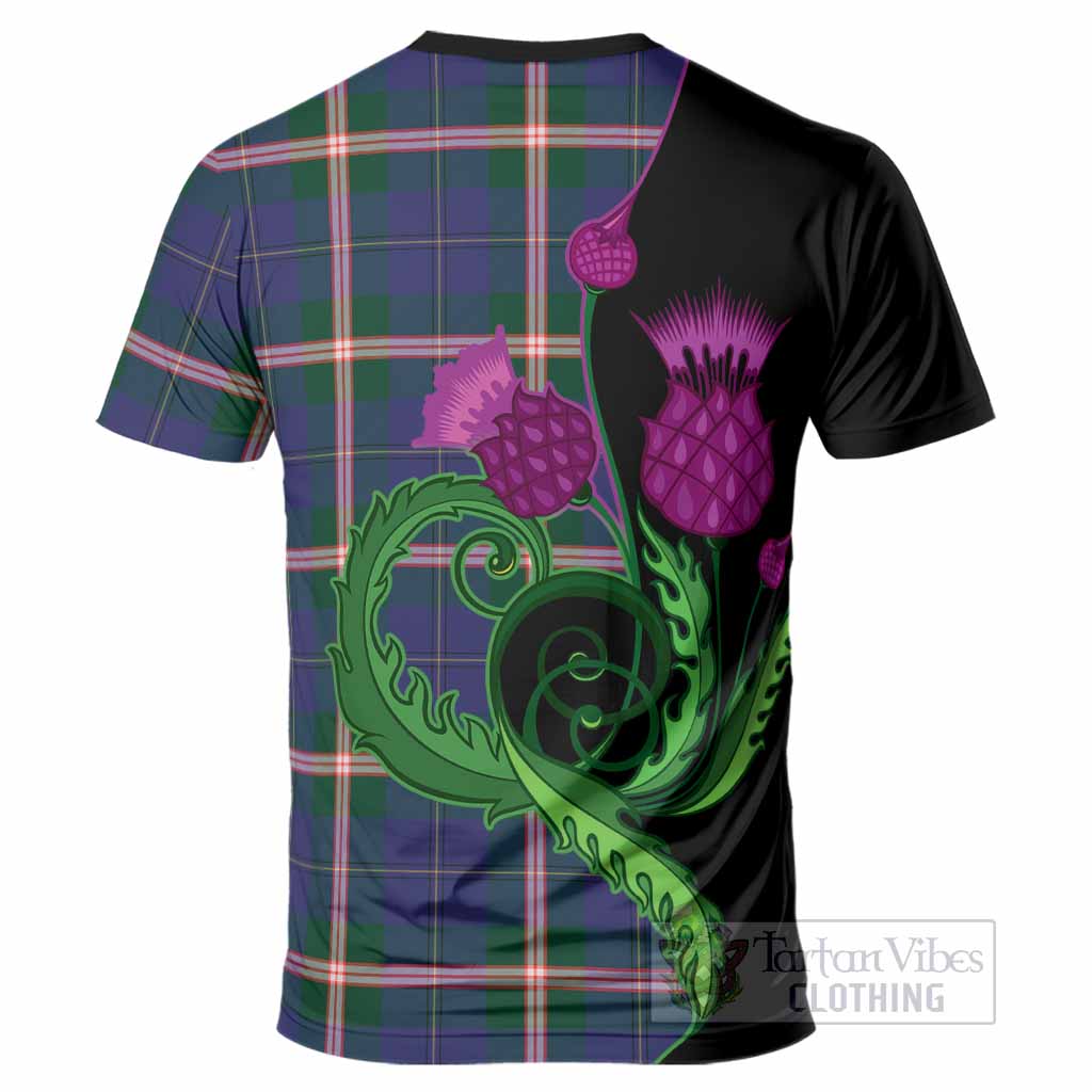 Canadian Centennial Canada Tartan T-Shirt Traditional Scottish Thistle