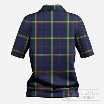 Canadian Centennial Canada Tartan Women’s Polo Sweater Top