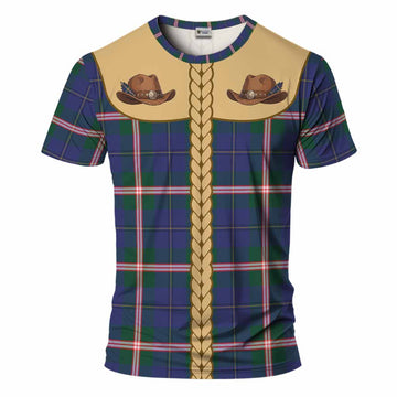Canadian Centennial Tartan T-Shirt Wee Coo Cowboy Cute Style