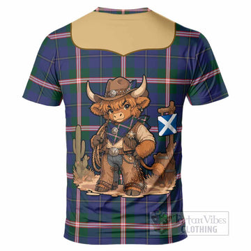 Canadian Centennial Tartan T-Shirt Wee Coo Cowboy Cute Style