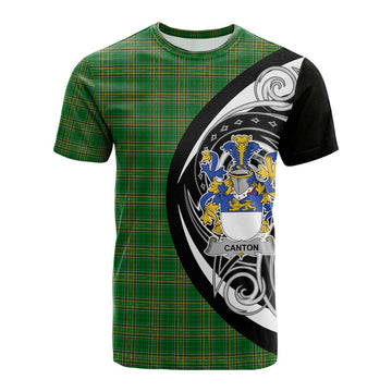 Canton Irish Clan Cotton T-shirt Celtic Circle Style