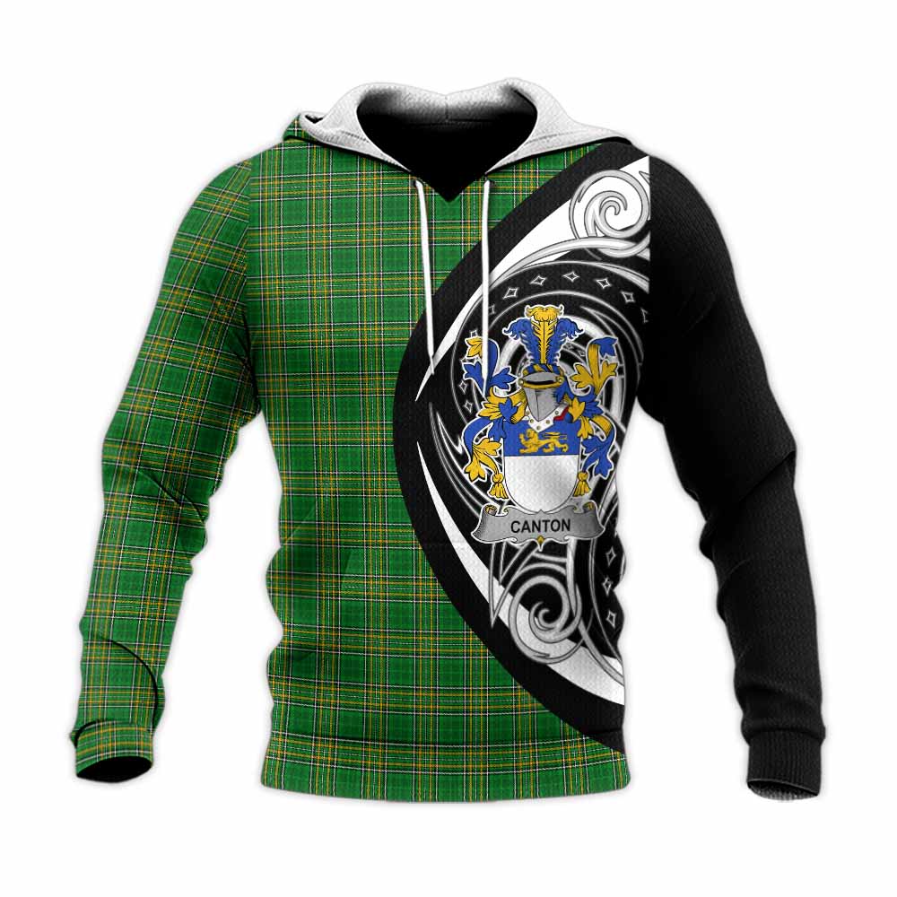 Tartan Vibes Clothing Canton Irish Clan Knitted Hoodie Celtic Circle Style