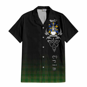 Canton Irish Clan Hawaiian Shirt with Coat of Arms Erin Go Bragh Celtic Inspired