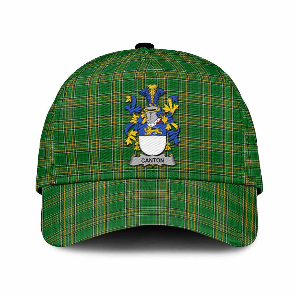 Canton Irish Clan Tartan Classic Cap with Coat of Arms