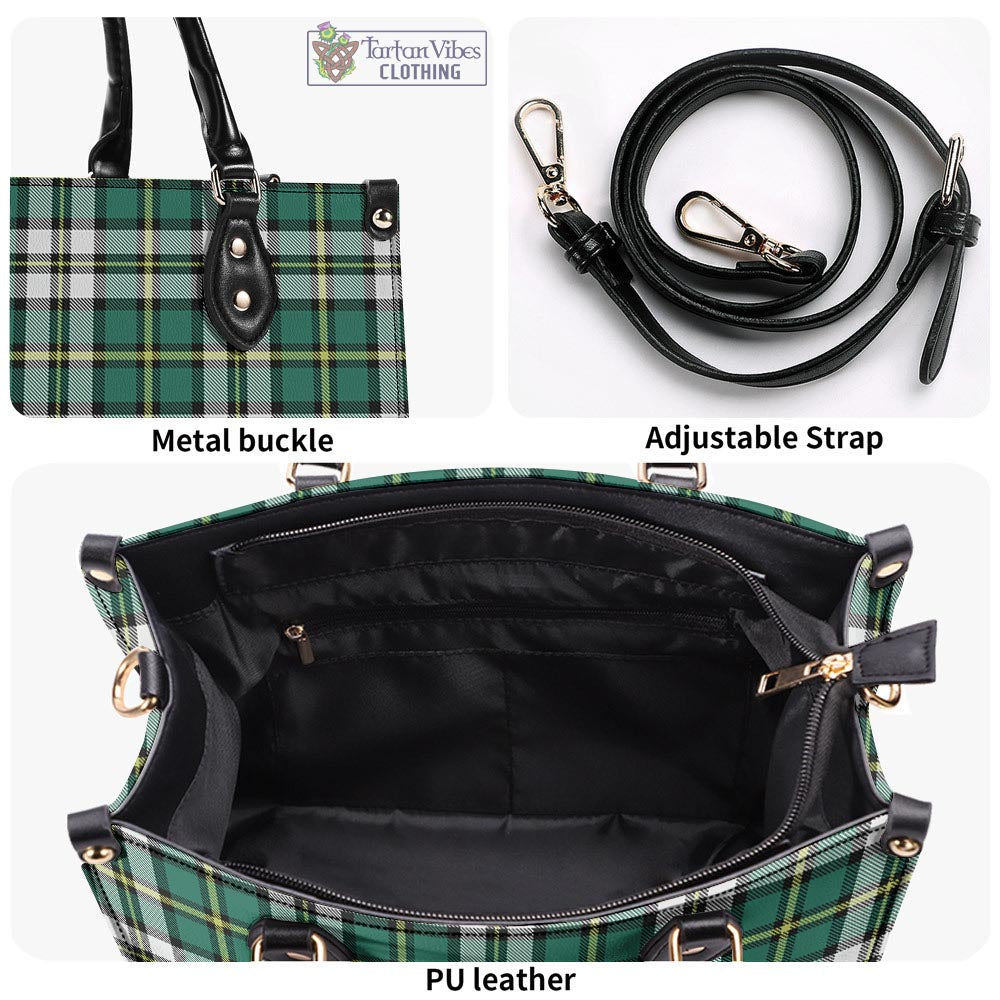 Tartan Vibes Clothing Cape Breton Island Canada Tartan Luxury Leather Handbags