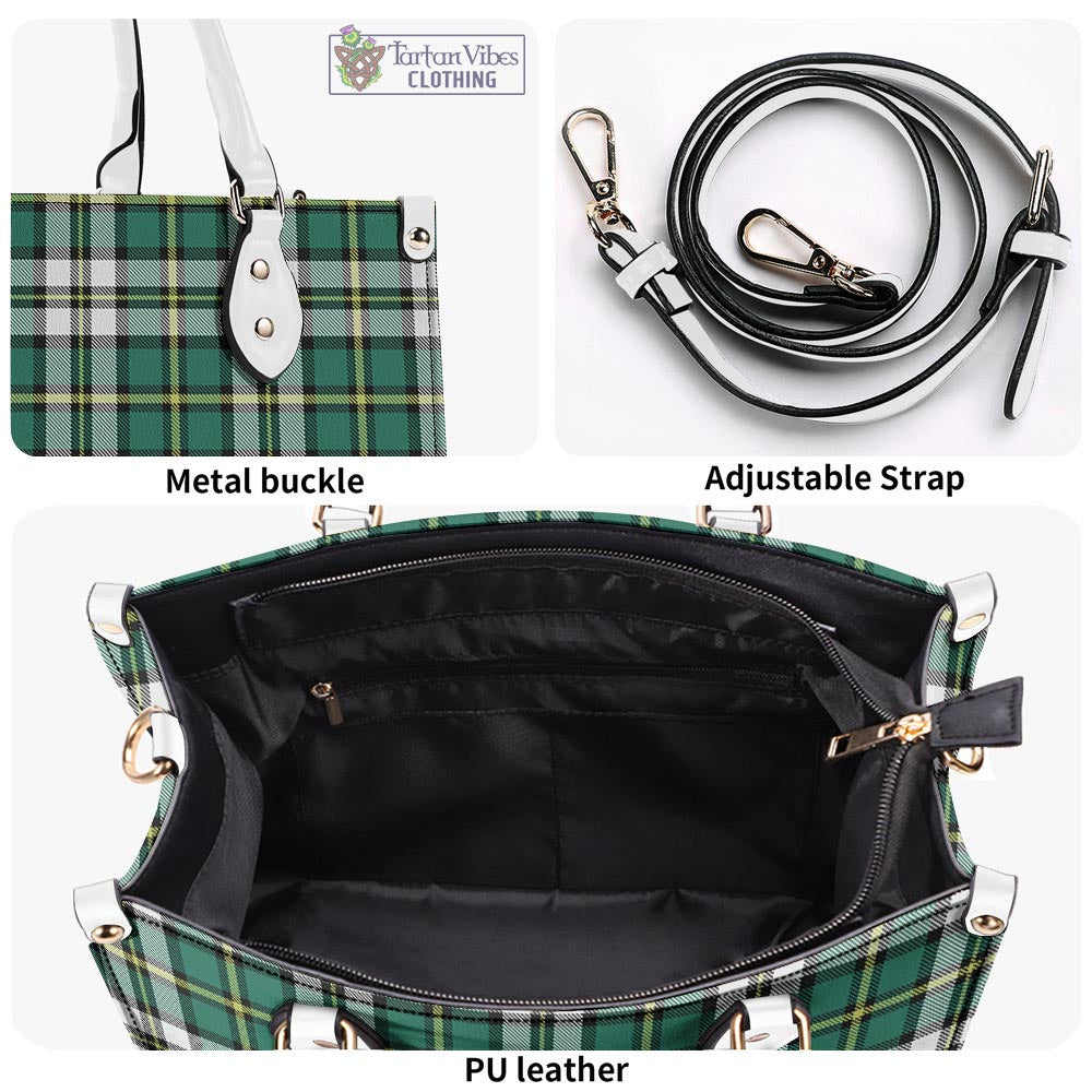 Tartan Vibes Clothing Cape Breton Island Canada Tartan Luxury Leather Handbags