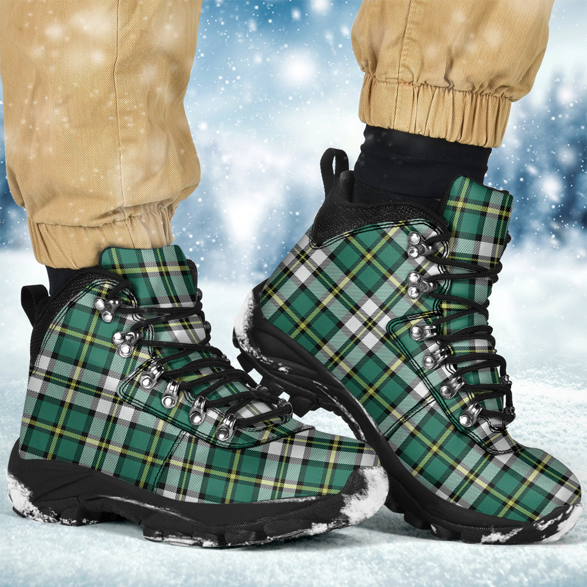 Cape Breton Island Canada Tartan Alpine Boots - Tartanvibesclothing