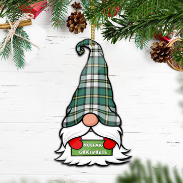 Cape Breton Island Canada Gnome Christmas Ornament with His Tartan Christmas Hat