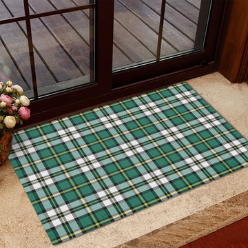 Cape Breton Island Canada Tartan Rubber Doormat