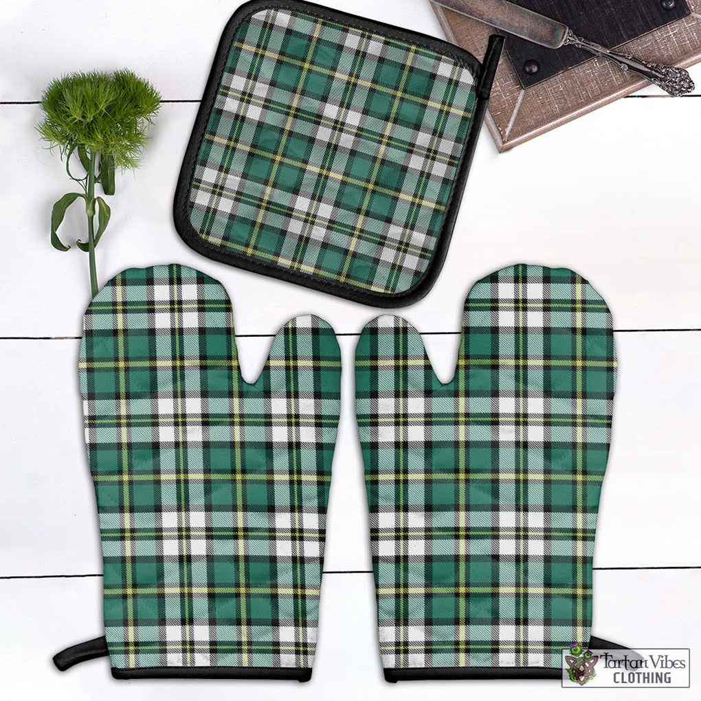 Cape Breton Island Canada Tartan Combo Oven Mitt & Pot-Holder Combo 1 Oven Mitt & 1 Pot-Holder Black - Tartan Vibes Clothing