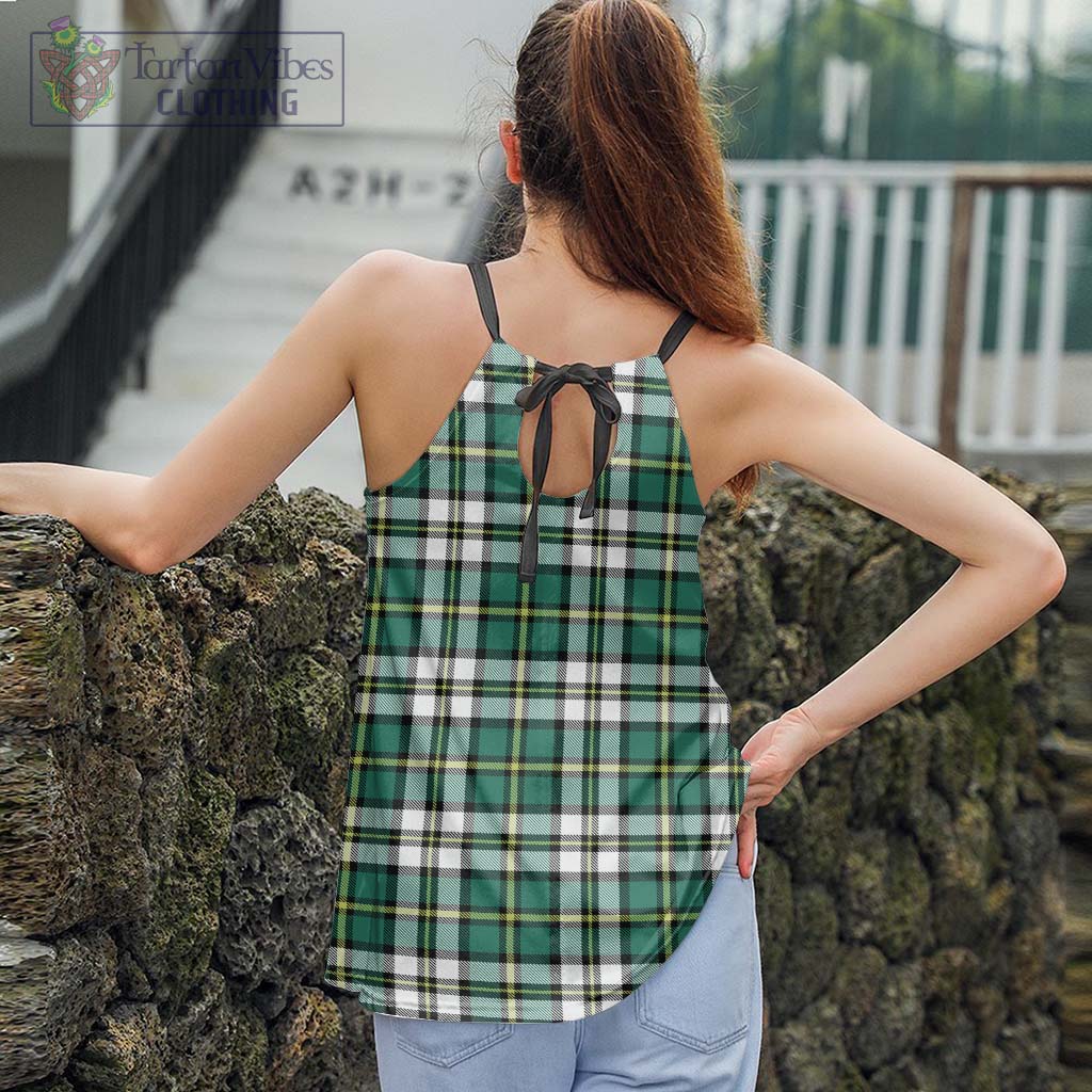 Tartan Vibes Clothing Cape Breton Island Canada Tartan Loose Halter Neck Camisole