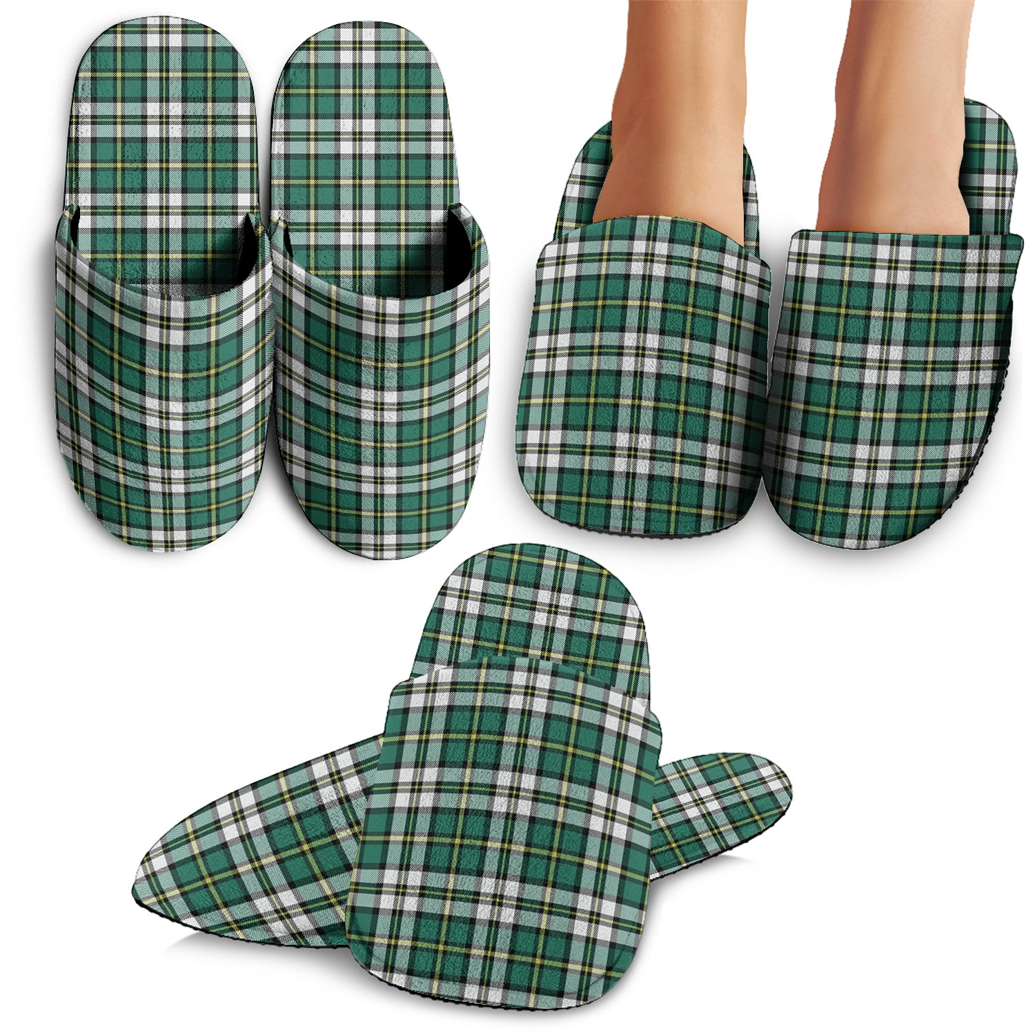 Cape Breton Island Canada Tartan Home Slippers - Tartanvibesclothing