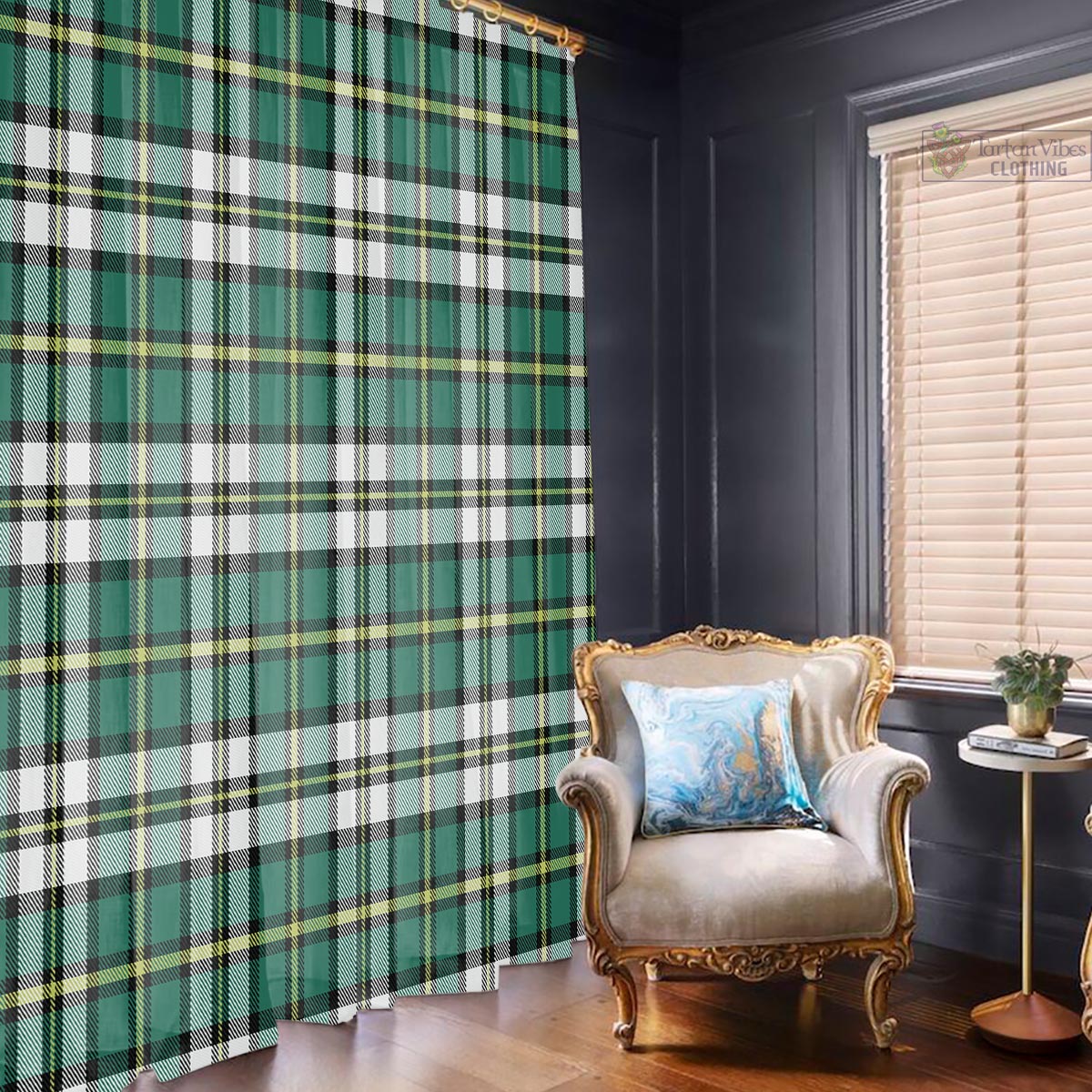 Cape Breton Island Canada Tartan Window Curtain