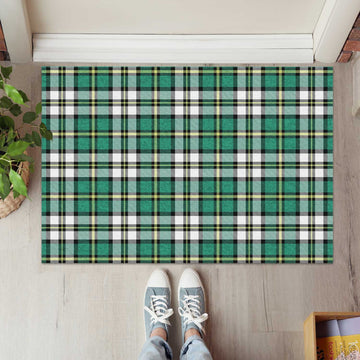 Cape Breton Island Canada Tartan Rubber Doormat