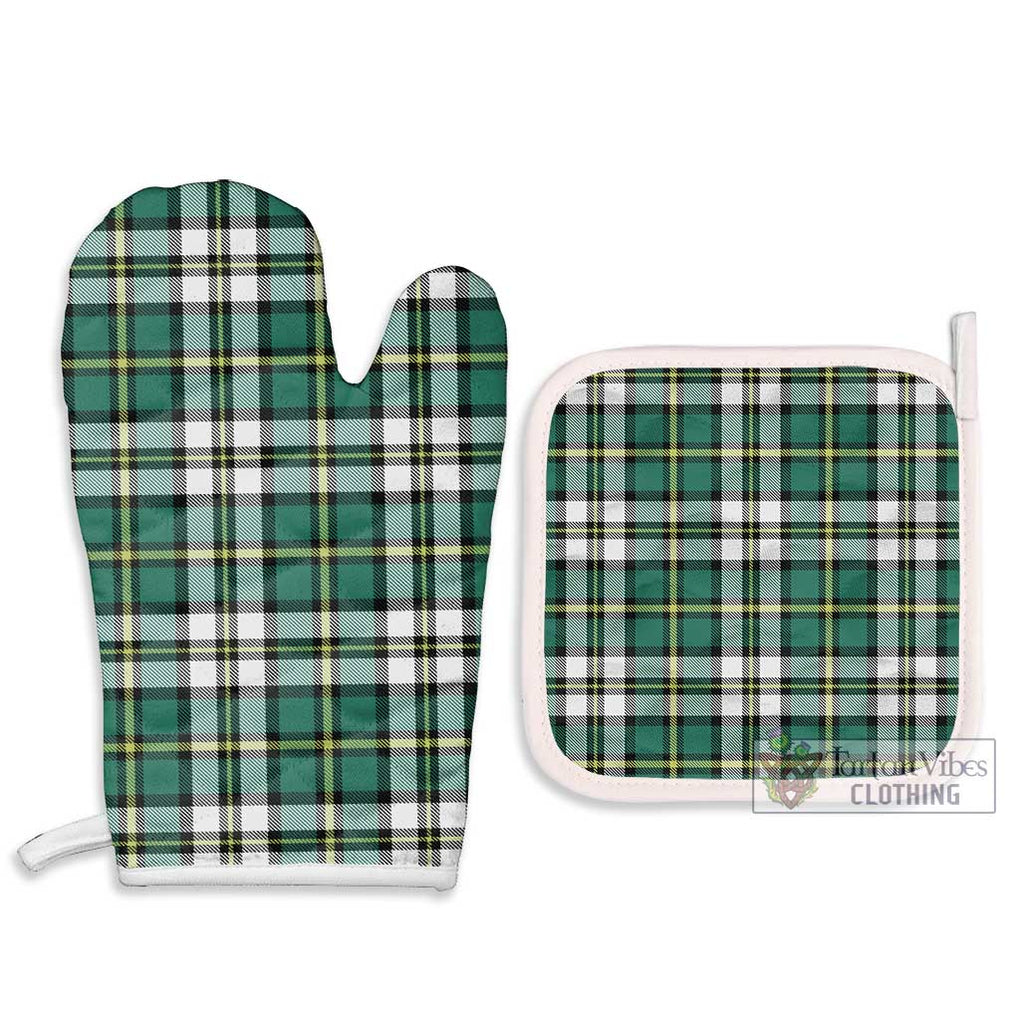 Cape Breton Island Canada Tartan Combo Oven Mitt & Pot-Holder Combo 1 Oven Mitt & 2 Pot-Holder White - Tartan Vibes Clothing
