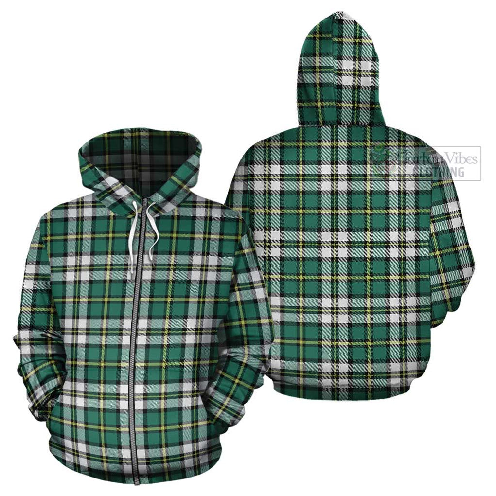 Cape Breton Island Canada Tartan Cotton Hoodie Zip Hoodie - Tartan Vibes Clothing