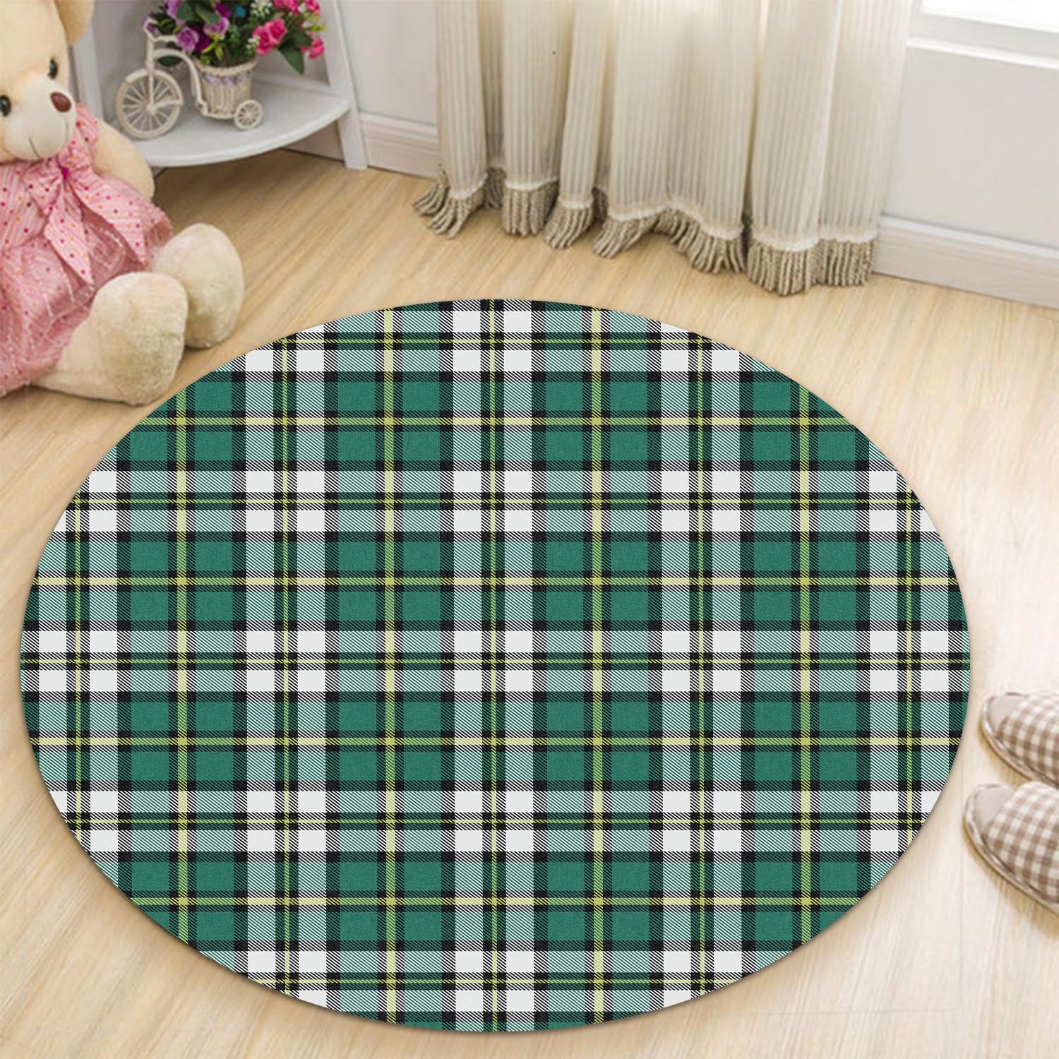 Cape Breton Island Canada Tartan Round Rug - Tartanvibesclothing