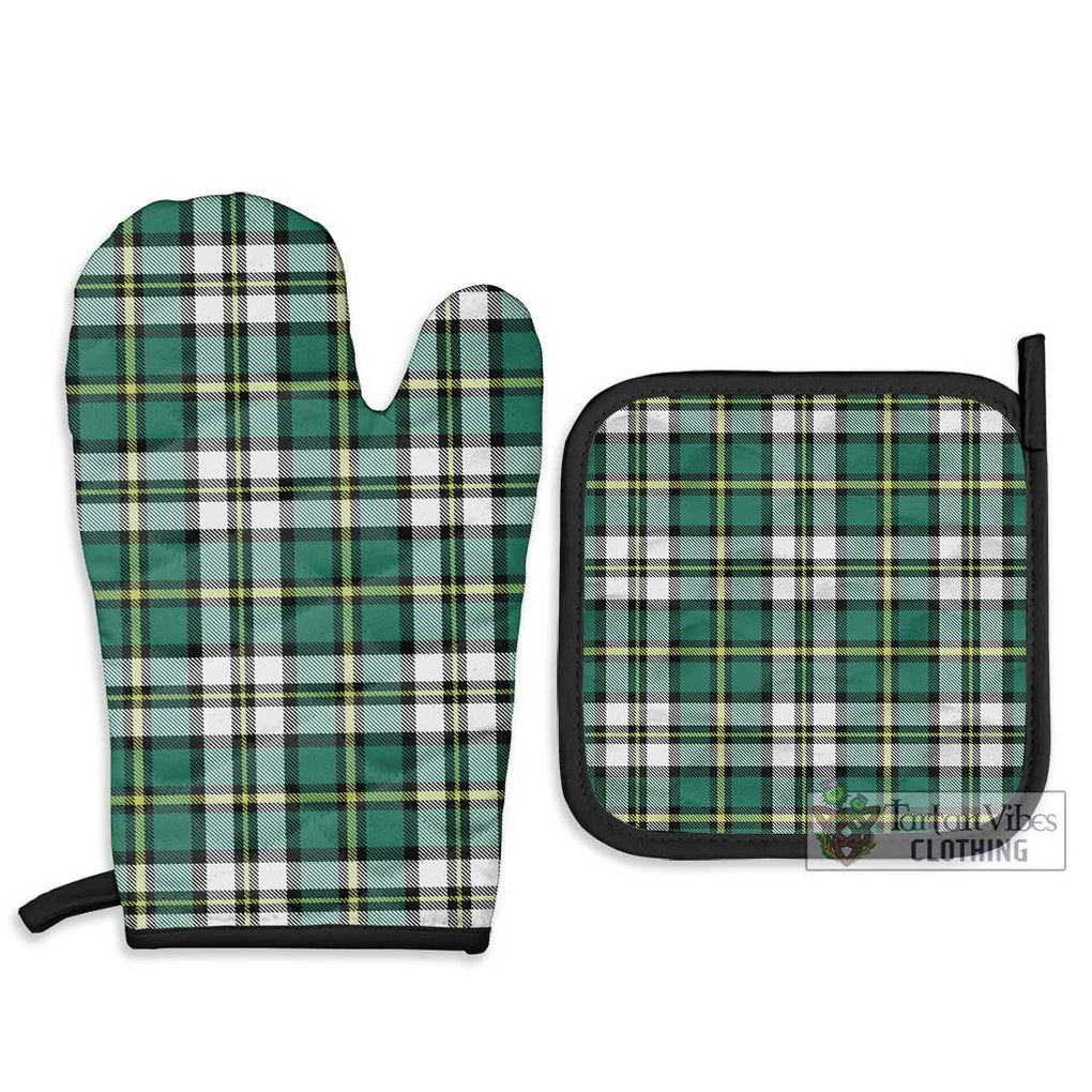 Cape Breton Island Canada Tartan Combo Oven Mitt & Pot-Holder Combo 1 Oven Mitt & 2 Pot-Holder Black - Tartan Vibes Clothing