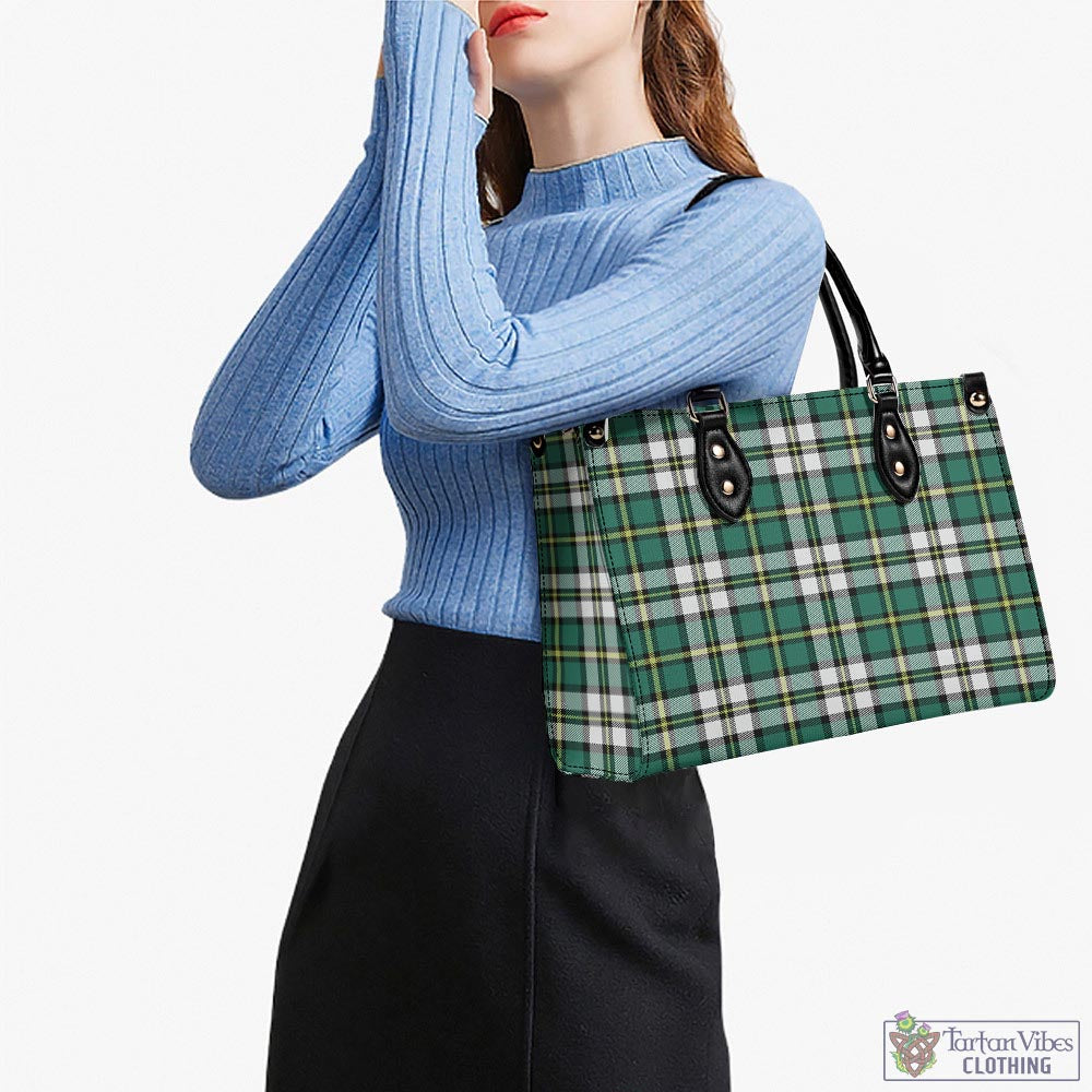 Tartan Vibes Clothing Cape Breton Island Canada Tartan Luxury Leather Handbags