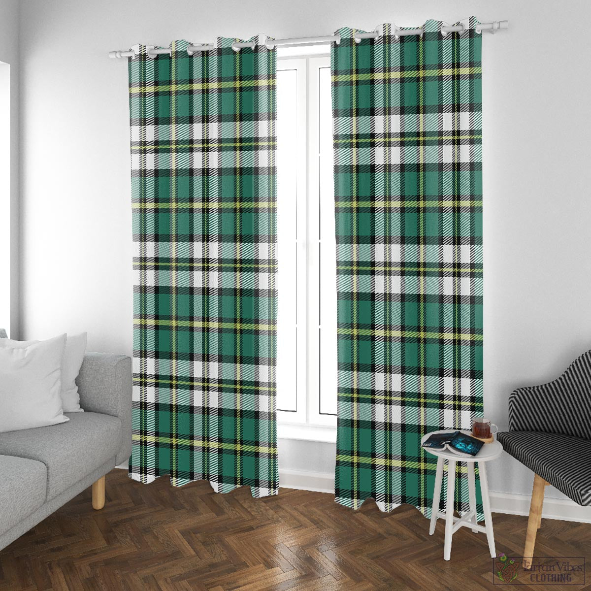 Cape Breton Island Canada Tartan Window Curtain