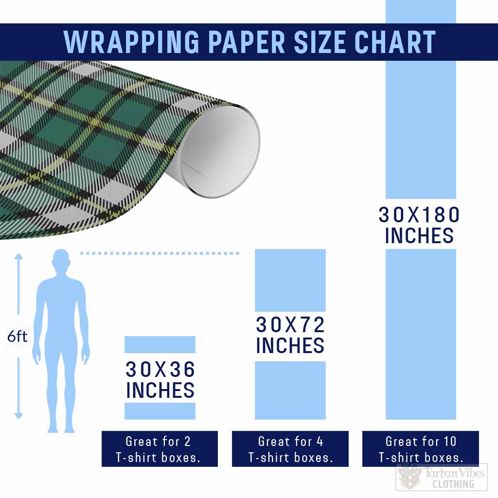 Cape Breton Island Canada Classic Tartan Wrapping Paper, Classic Scottish Plaid Gift Wrap