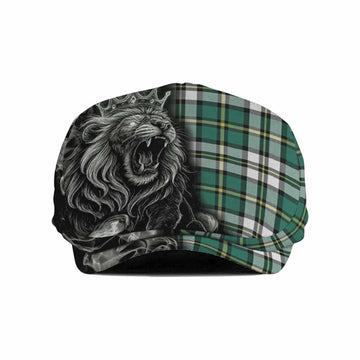 Cape Breton Island Canada Tartan Flat Cap, Jeff Cap Roaring Lion Heritage
