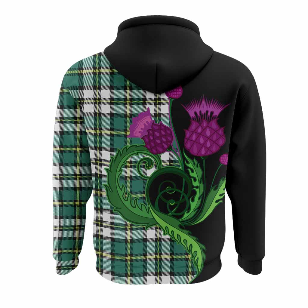 Cape Breton Island Canada Tartan Hoodie Traditional Scottish Thistle
